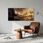 Art abstrait sur toile, canyon noir et doré-1698532760