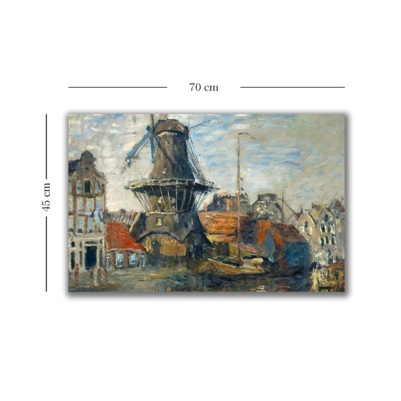Claude Monet - peinture sur toile tendue