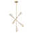 Brushed Gold/Light Guide