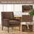 Leston Wide Upholstered Fabric Accent Armchair with Solid Wood Leg-363638044