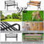 Rocha Steel Park Bench