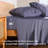 Luxclub 4 PC King Size Light Grey Sheet Set, 100% Organic Bamboo Viscose, Deep Pockets Up To 16", Soft & Breathable Hotel Luxury Bedding Sheets-119874805-119874804