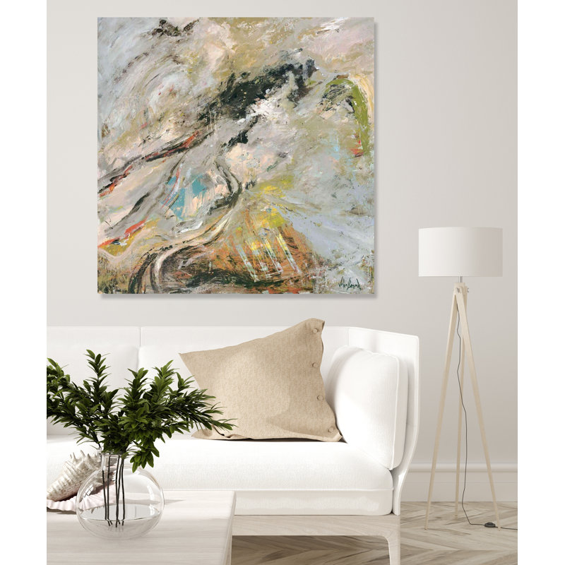 Horsehead - Artist Enhanced Canvas Print, 30" H x 30" W x 1.5" D, Unframed