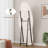 Full Length Mirror, 63" X 24" Floor Mirror/ Wall Mirror, Flannel Wrapped Wooden Frame Floor Mirror,Irregular Wavy Mirror Standing/Halling Large Wall Mirror For Bedroom,Living Room, Dressing Room-1002505970