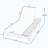 2/3 FOLDABLE ACACIA WOOD LOUNGE CHAIR WITH ADJUSTABLE BACKREST & FLAT STORAGE SURFACE, TEAK FINISH UNCUSHIONED, FOR BACKYARD POOL GARDEN PATIO