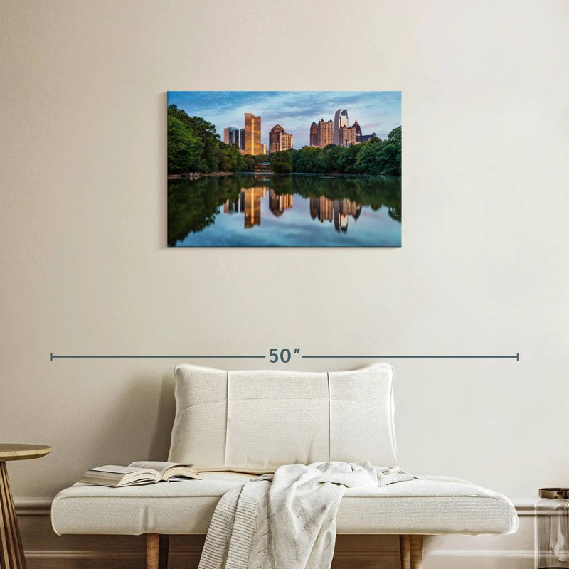 Rorry Atlanta Skyline Reflections, 20" H x 30" W