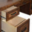 Bureau, bureau de direction de 71 pouces, aucun assemblage requis, finition whisky