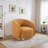 Dove Upholstered Swivel Chair-105268595