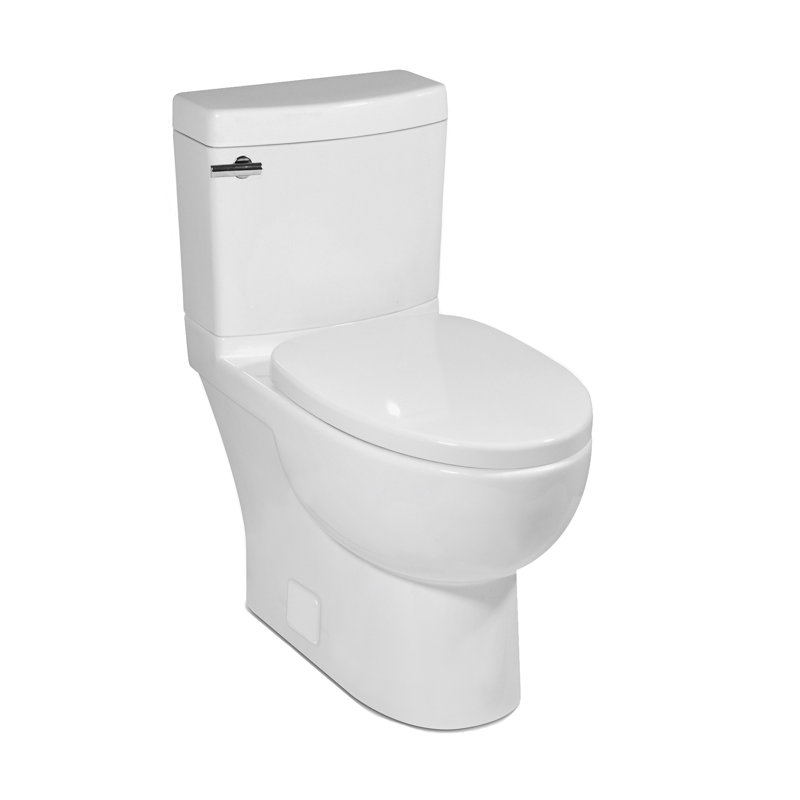 Toilette allongée deux pièces 1,28 gpf (siège inclus) Malibu, Blanc