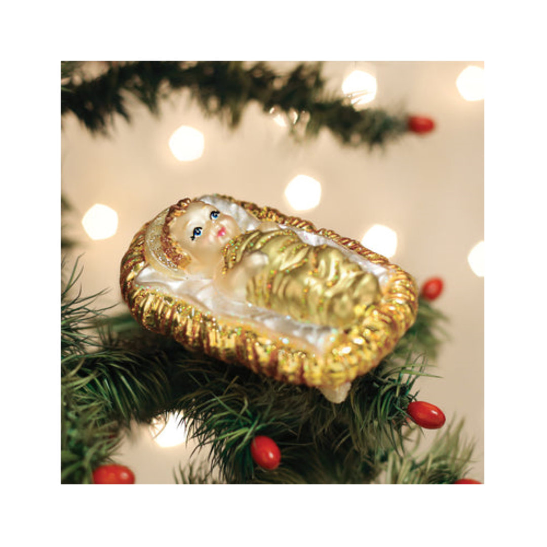 2.5'' Handmade Glass Hanging Figurine Ornament Old World Christmas