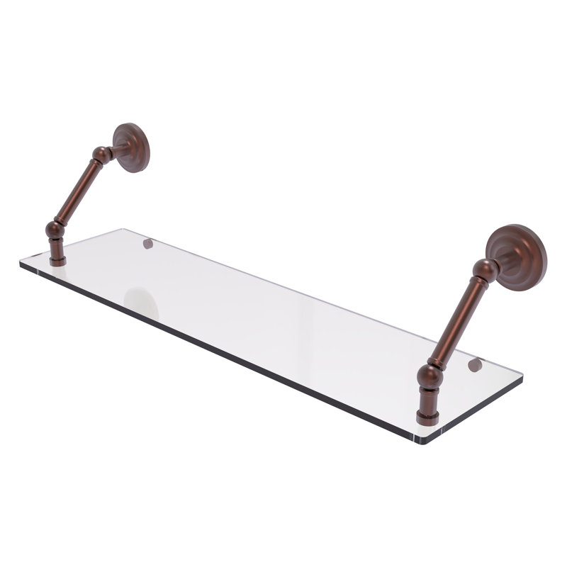 Jhene Bracket Shelf, Antique Copper, 8" H x 30" W x 8" D