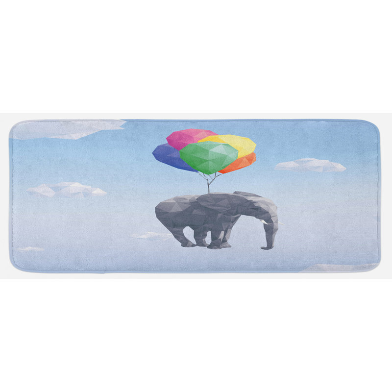 Eclectic Polyester Kitchen Mat