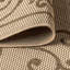Tapis d'intérieur / extérieur beige / brun tissé texturé Hagerman-320427595