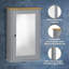 Sizemore W H Wall Mounted Required Medicine Cabinet Mirror Fixed-725578325
