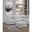 Living Room L-Shaped Sectional w Ottoman-1862071734