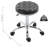 Gardea Swivel Upholstered Adjustable Height Counter Stool with Metal Frame