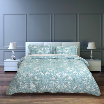 Casa Platino Cotton Floral Duvet Cover