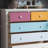 Five-Drawer Storage Cabinet with Smooth Top