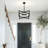 4 Light Chandelier, Black Modern Farmhouse Chandeliers For Dining Room Light Fixture Entryway Kitchen Island, Industrial Ceiling Light Adjustable Height Rustic Geometric Hanging Light E26 Base