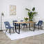 Asfand 160Cm Oak Veneer Dining Table