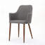 Chaise rembourrée avec pieds en bois-751957913-751957918
