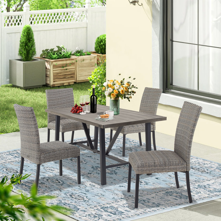 Patio 4 - Person 70" Long Rectangular Dining Set