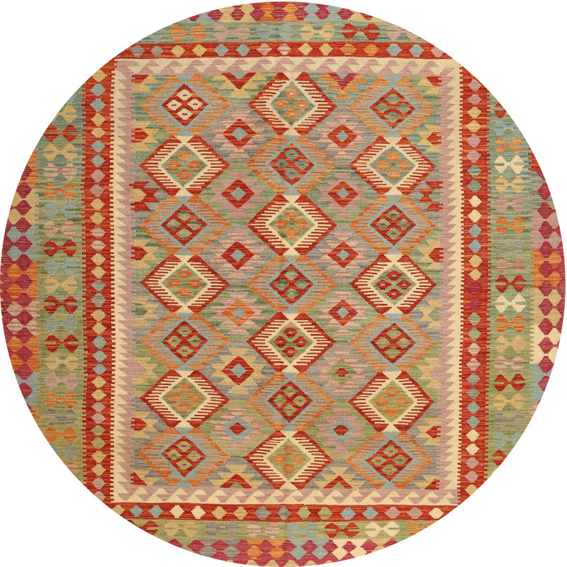Thuan Oriental Indoor Rug, Round 5'