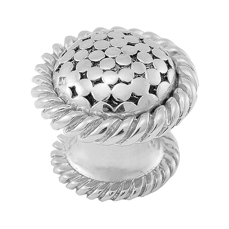 Tiziano Mushroom Knob, Polished Nickel, 1.25" H x 1.25" W x 1" D