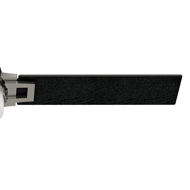 48'' Brushed Nickel 3-Blade Ceiling Fan with LED Light and Remote