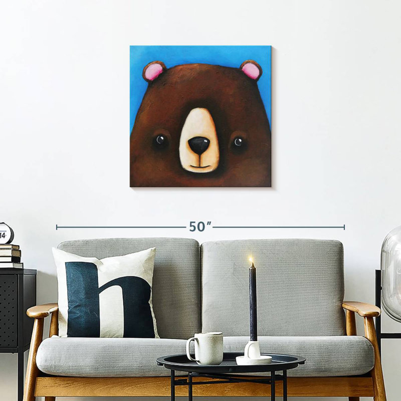 Ashelle l'ours noir, H 24 po x l 24 po