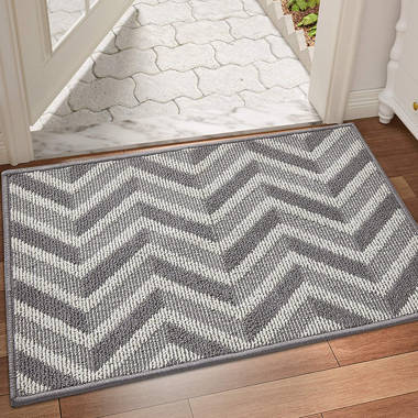 Chevron Entrance Mat  Herringbone Indoor Floor Mat