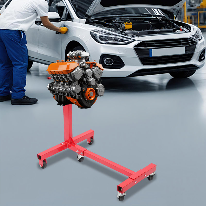 Support moteur rouge pour 1250 lb