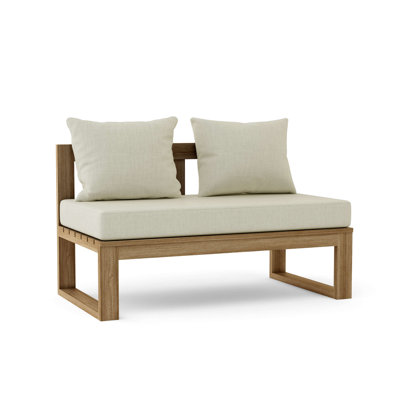 Circular Modular Outdoor Teak Bench