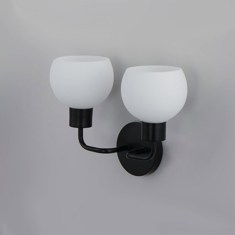 Stackpole Armed Sconce, Black