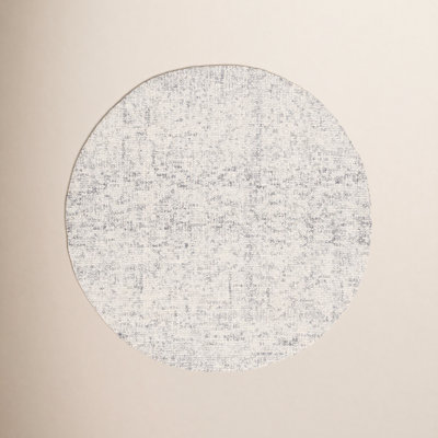 Evett Gray Ivory Hand-Woven Abstract Rug