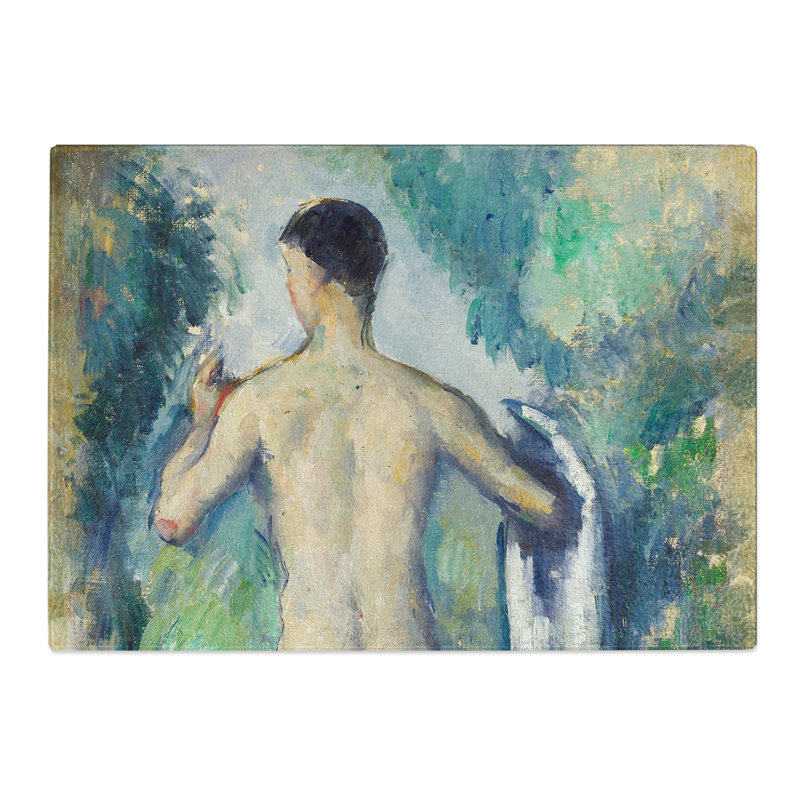 Standing Bather by Paul Cezanne Chopping Board, 0.4cm H x 28.5cm W x 39cm L