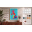 United Kingdom & Ireland Map Geometric - Wrapped Canvas-416937880-416937882