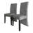 Black Wooden Dining Chair With Velvet Cover-2119460434