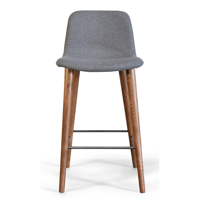 Kattrina Counter Stool, 26" Seat Height, Gray