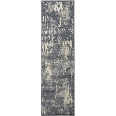 Gleam Area Rug in Slate Gray/Ivory