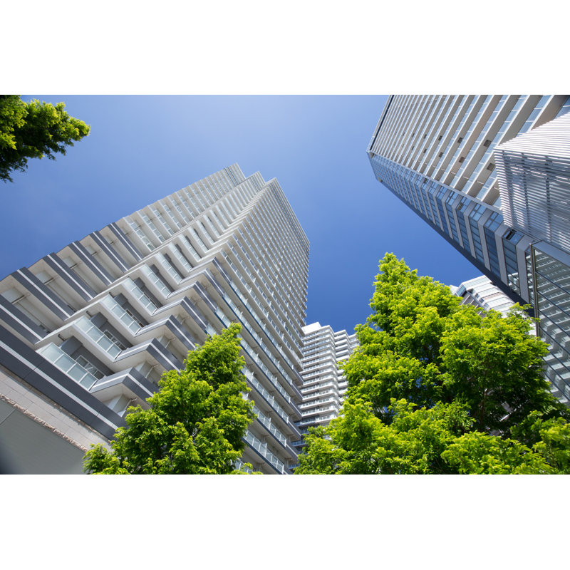Apartments In Yokohama, Japan by Paprika - Wrapped Canvas Print, 30cm H x 46cm W x 3.8cm D