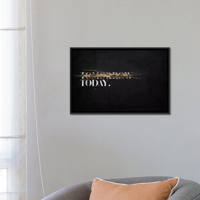 « not demain », reproduction d’impression sur toile