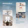 ONE Smart Modern All Season 52" Ceiling Fan Reversible Remote Compatible with Alexa/Google 6 Speeds