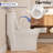 One Piece Toilet Modern Toilet,  Fully Skirted Dual Flush Bathroom Toilets Standard Size White Toilet (Seat Included)