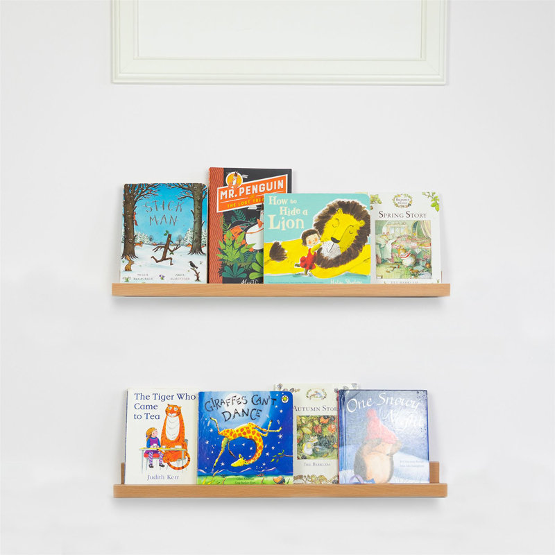 Floating Shelf, Brown, 4.5cm H x 56cm W x 8.5cm D