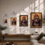 Gorilla's Gaze Modern - Framed Print-322307112-322307114