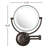 Aldona Metal Flat Mirror