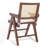 Josephina 17.7'' H Leather Upholstered Ash Armchair-854937833