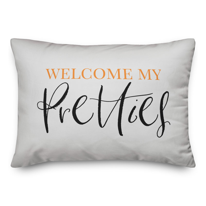  Housse de coussin rectangulaire et insert Welcome My Pretties