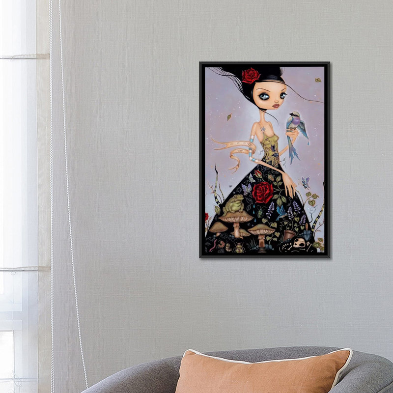 " Catharsis " by Caia Koopman, 26" H x 18" W x 1.5" D, Black Framed Canvas, No Mat